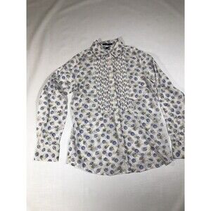 GAP Blouse long sleeve button down  Floral size Xs